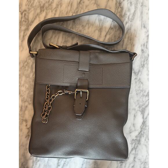 Bally Leather Messenger Shoulder Bag - Picture 1 of 6